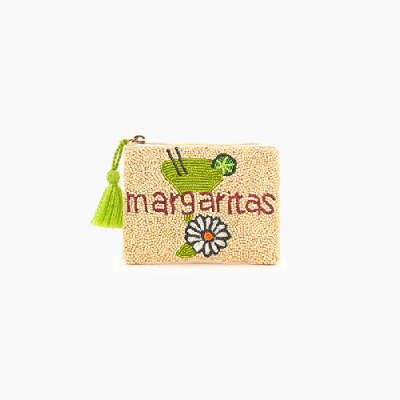 Margarita Vibe Beaded Cocktail Pouch