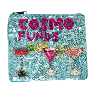 Cosmo Funds Beaded Pouch