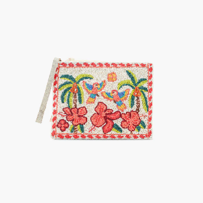 Rio Rhythm Vibrant Beaded Wristlet Clutch
